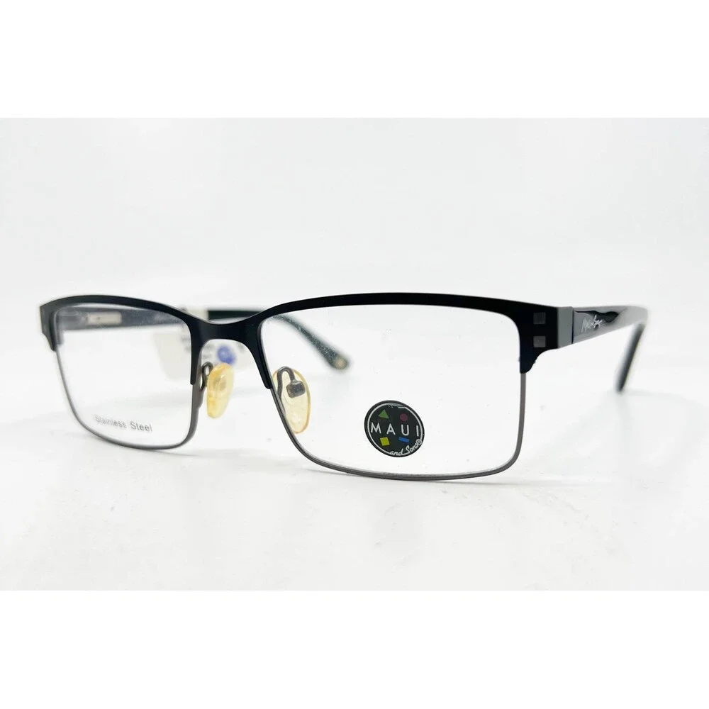 Maui and Sons Eyeglasses Men Black Rectangular MS 501-1 53-16-140